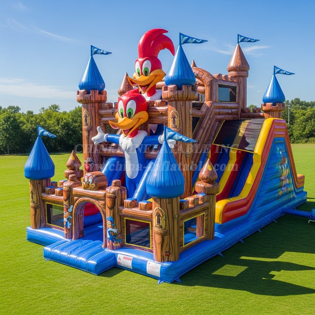 T5-2553 Woody Woodpecker Theme Inflatable Castles