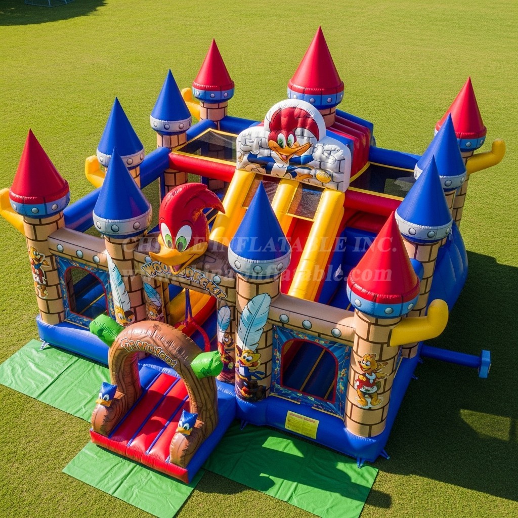 T5-2554 Woody Woodpecker Theme Inflatable Castles