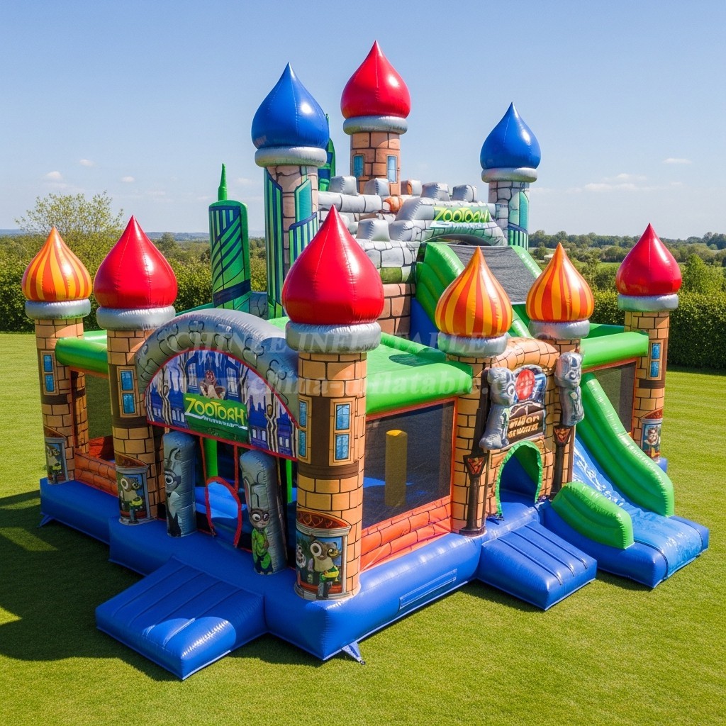 T5-2558 Zootopia Theme Inflatable Castles