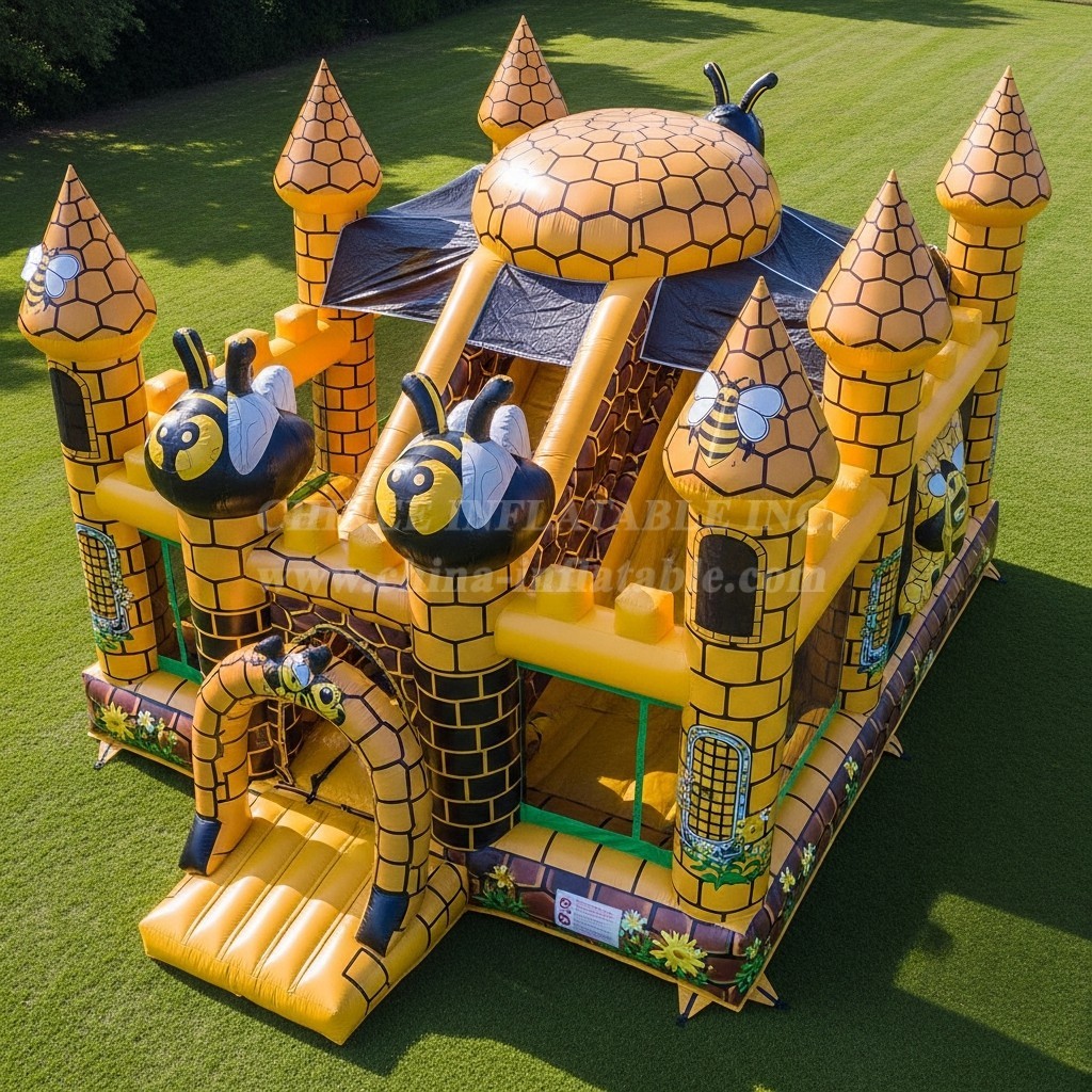 T5-2572 Bee Theme Inflatable Castles