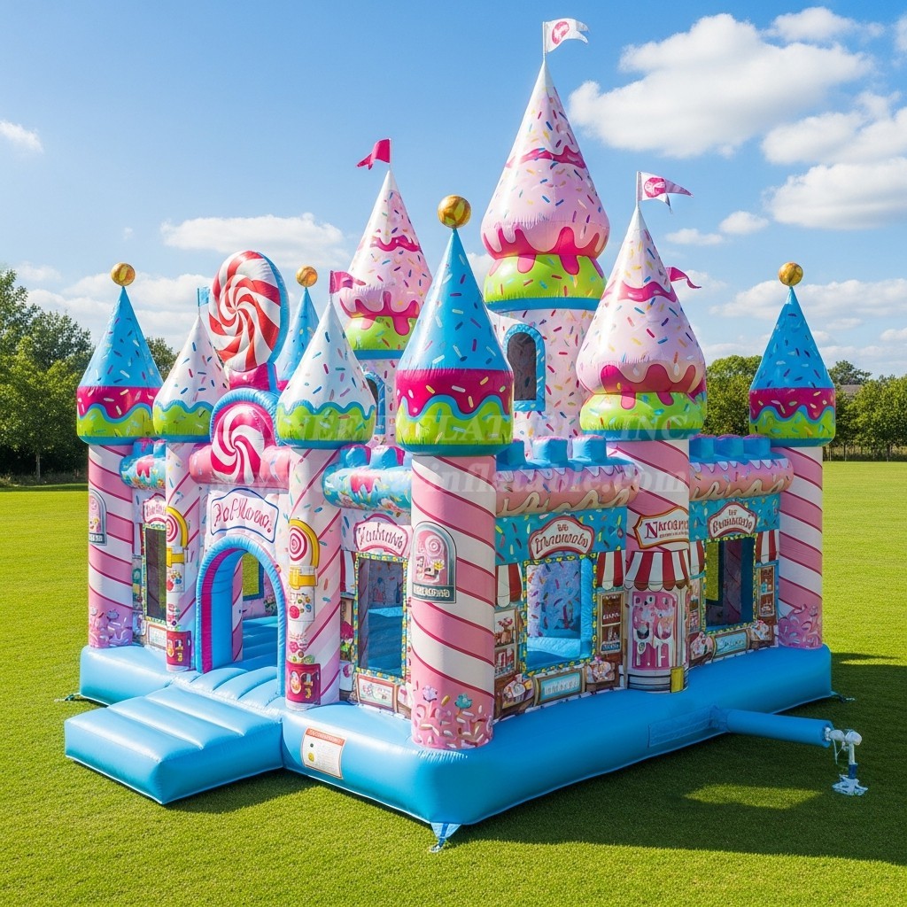 T5-2579 Candy Theme Inflatable Castles