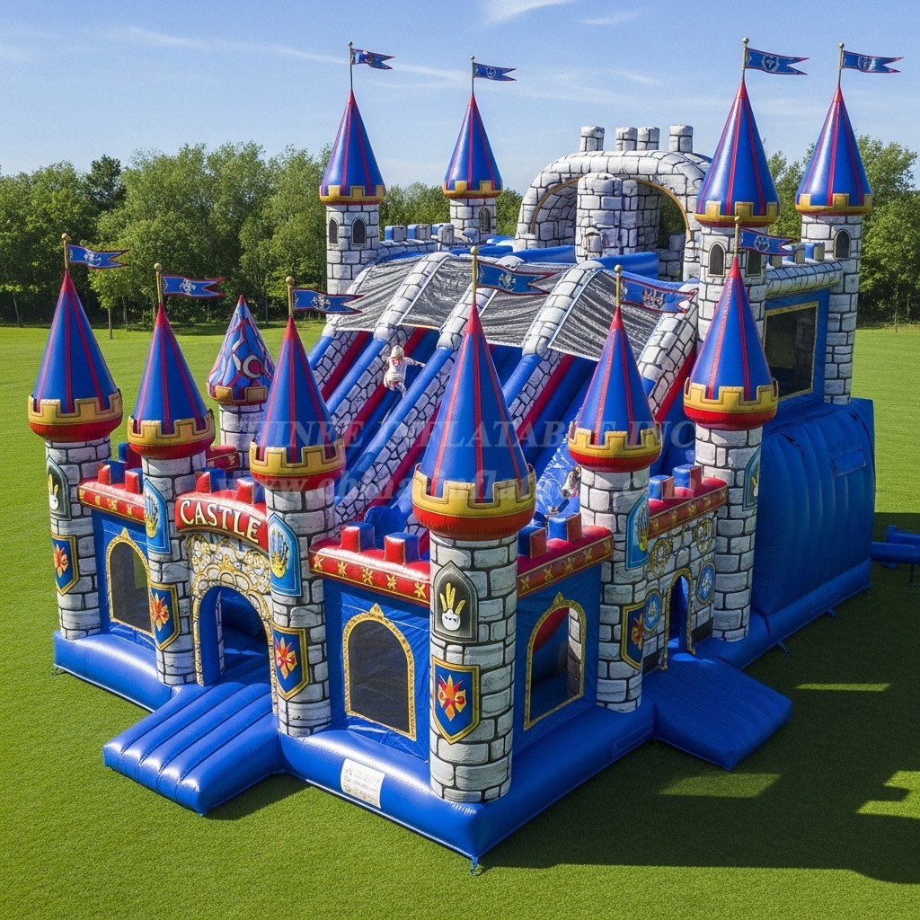 T5-2582 Castle Kingdom Theme Inflatable Castles