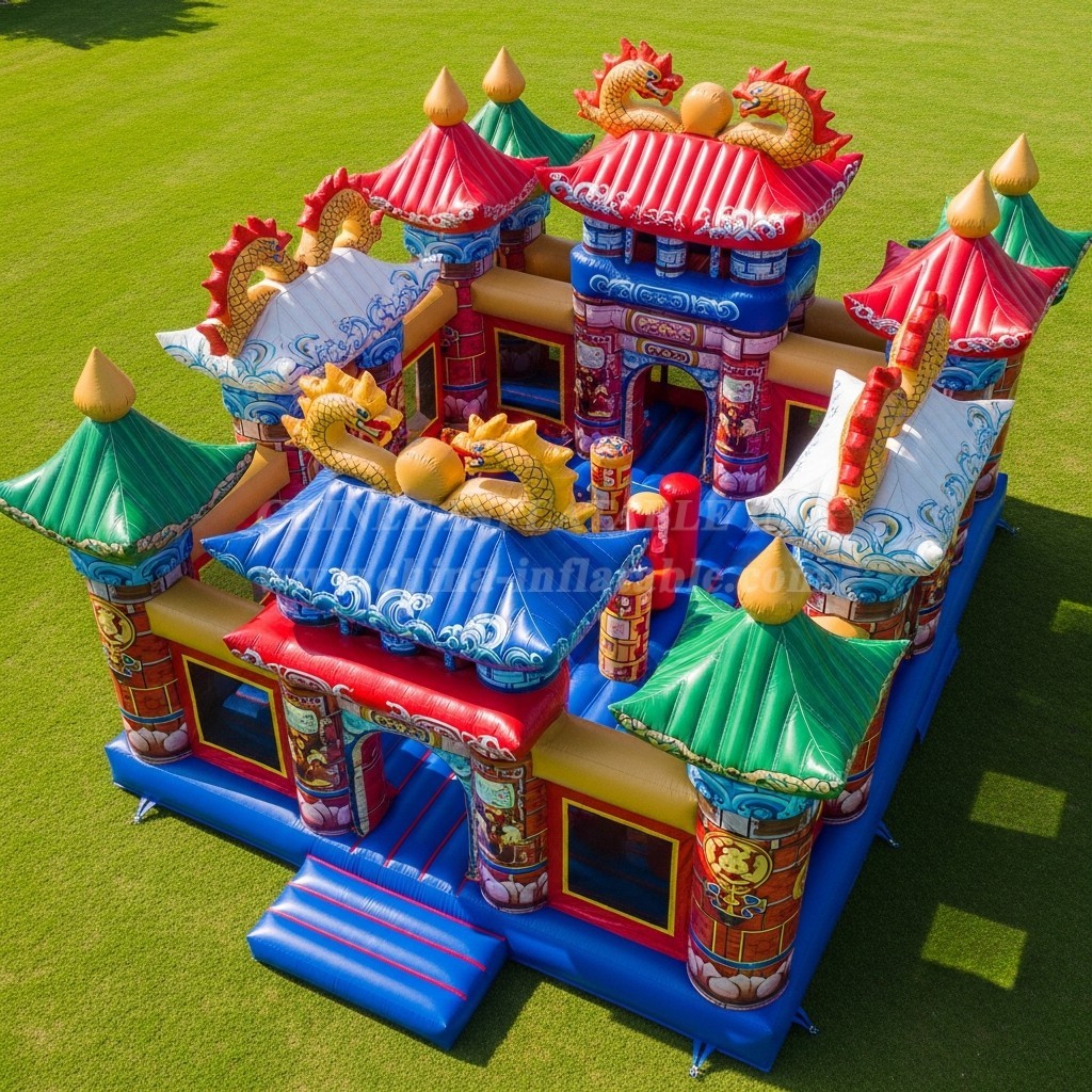 T5-2584 Chinese Style Theme Inflatable Castles