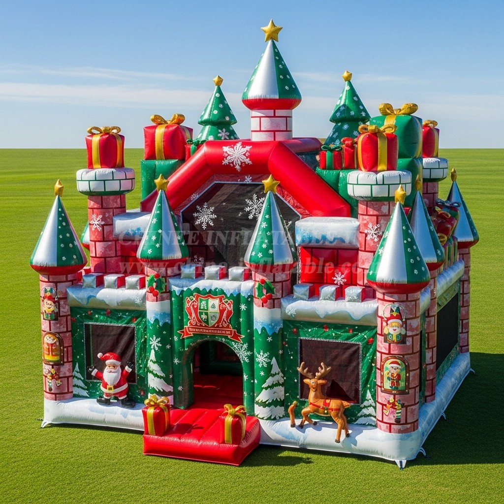 T5-2585 Christmas Theme Inflatable Castles