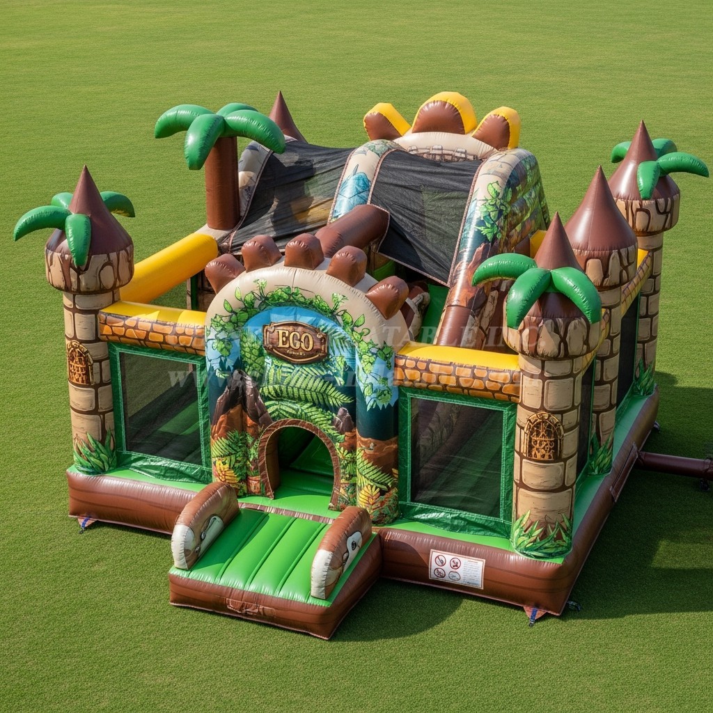 T5-2599 Dinosaur Theme Inflatable Castles