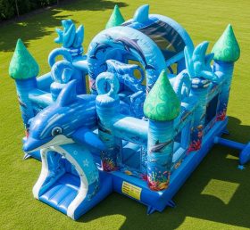 T5-2607 Dolphin Theme Inflatable Castles