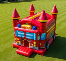 T5-2636 Firetruck Theme Inflatable Castles