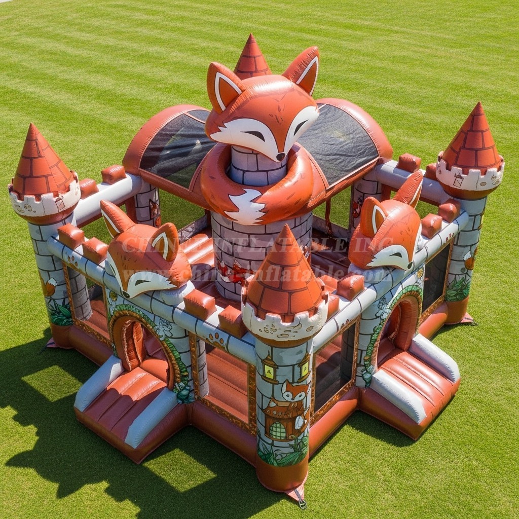 T5-2639 Fox Theme Inflatable Castles