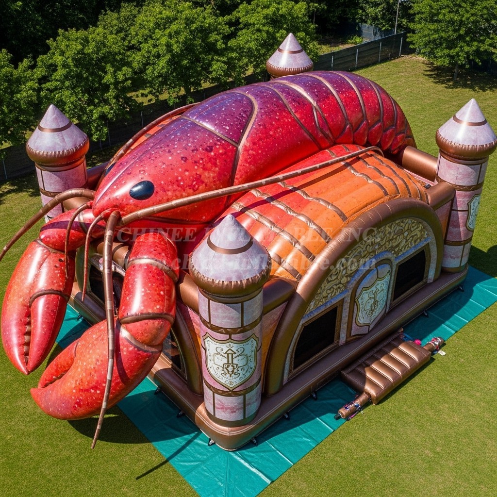 T5-2675 Lobster Theme Inflatable Castles