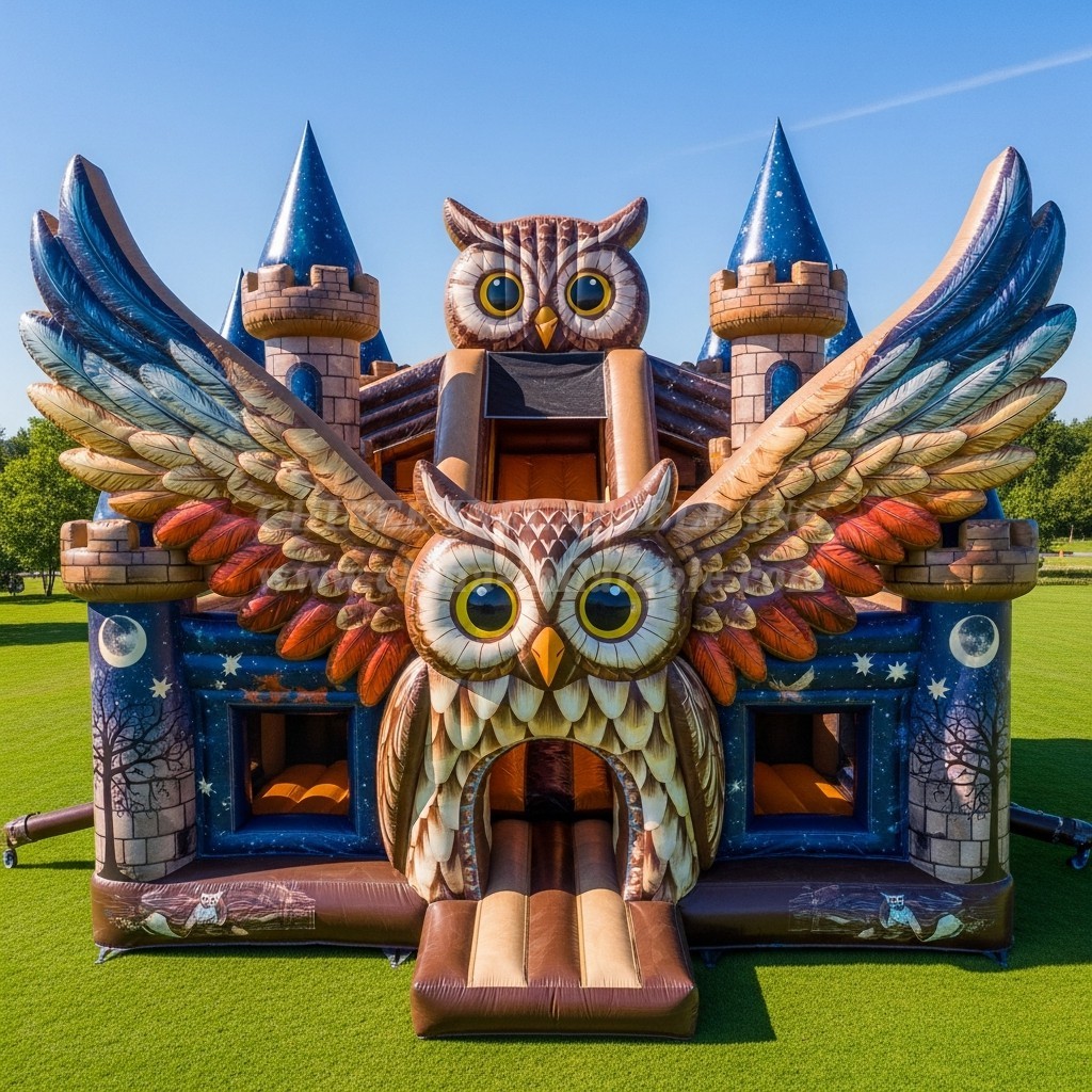T5-2698 Owl Theme Inflatable Castles