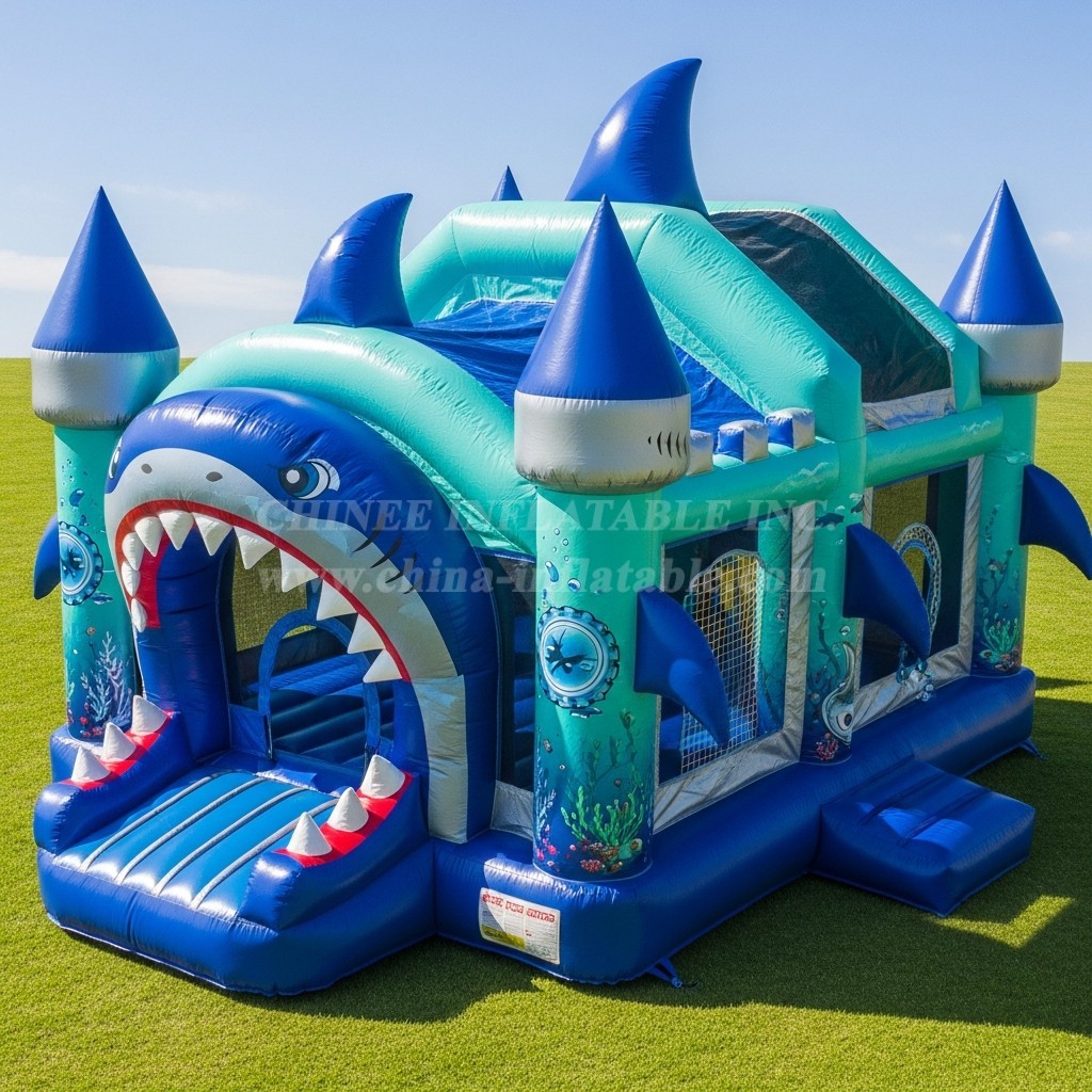 T5-2735 Shark Theme Inflatable Castles