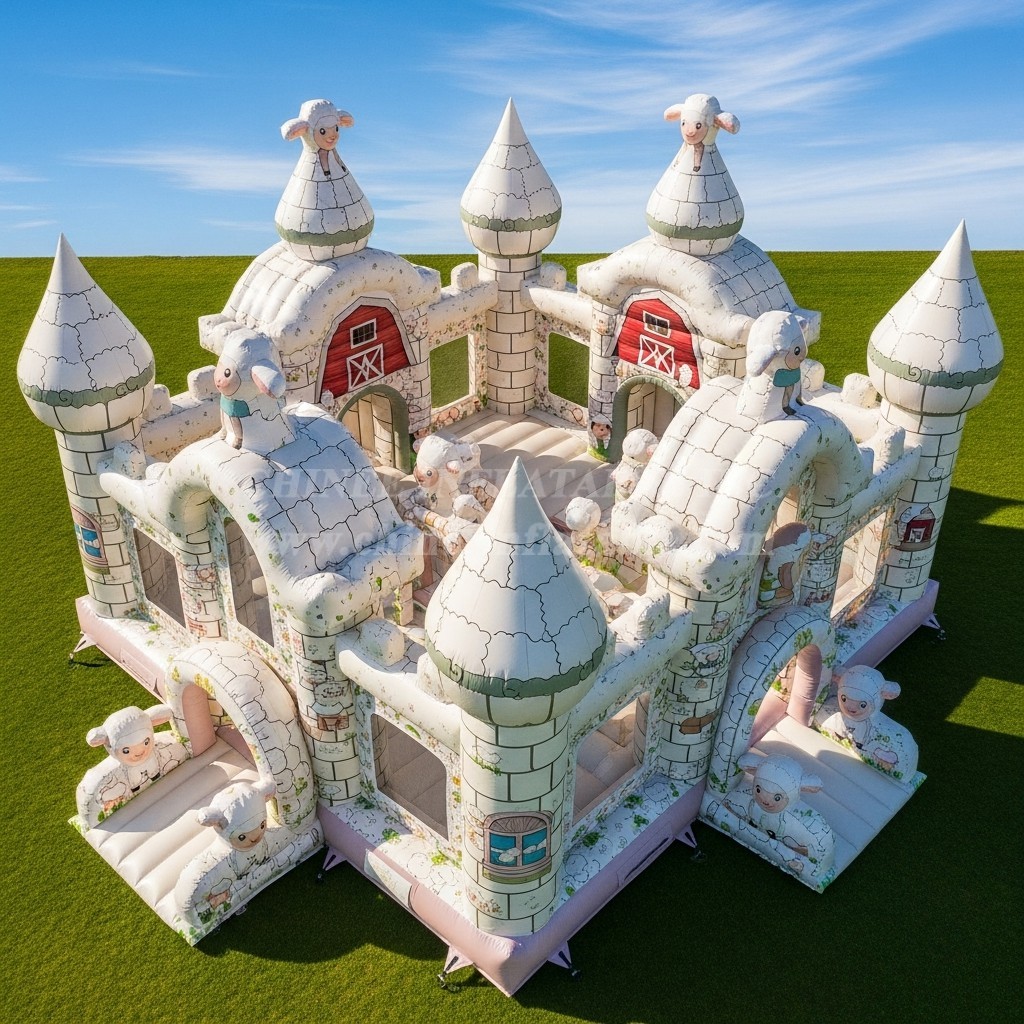 T5-2739 Sheep Theme Inflatable Castles