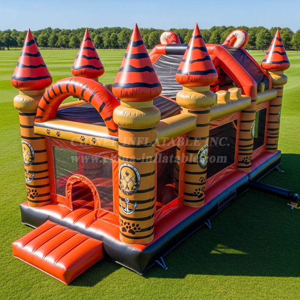 T5-2757 Tiger Theme Inflatable Castles