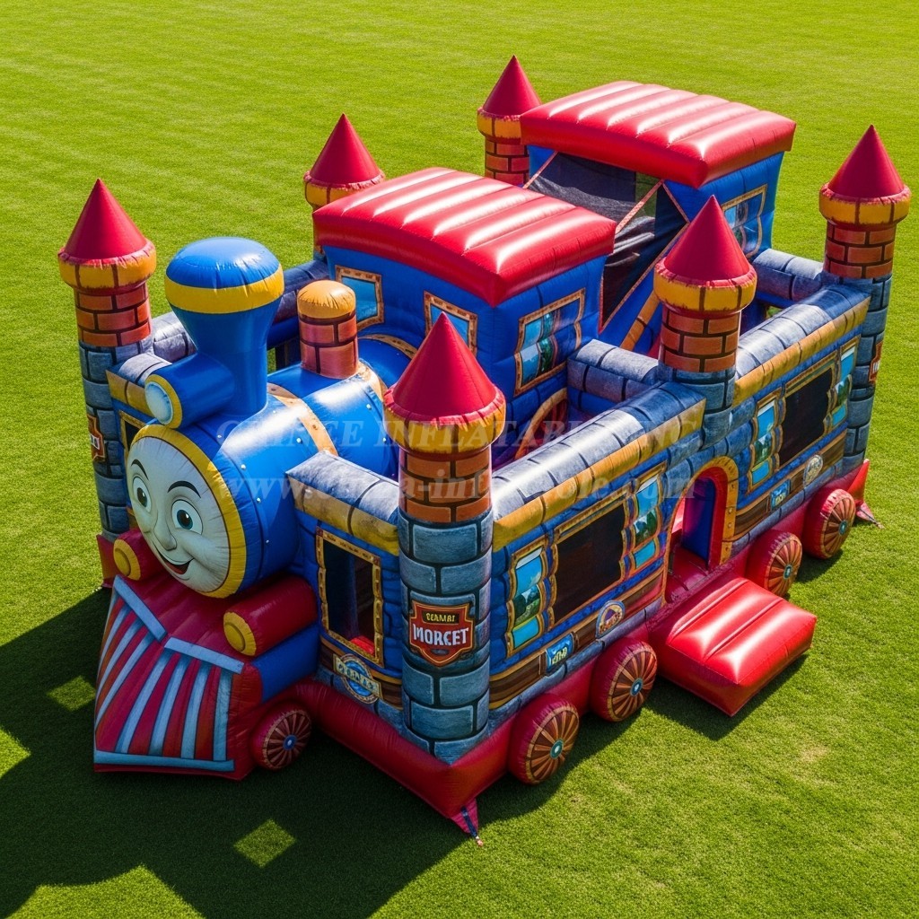 T5-2764 Train Theme Inflatable Castles