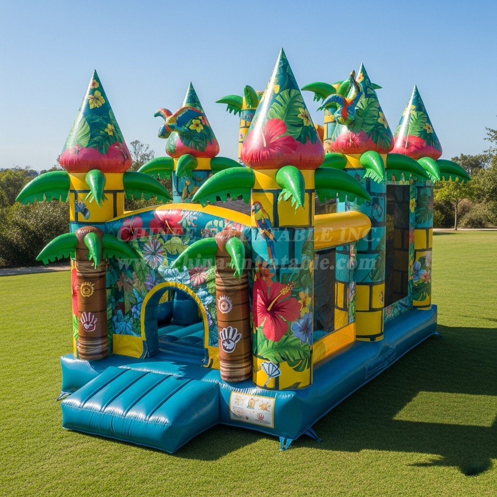 T5-2769 Tropical Theme Inflatable Castles