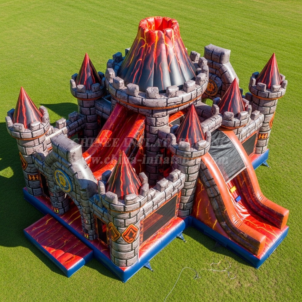 T5-2776 Volcano Theme Inflatable Castles