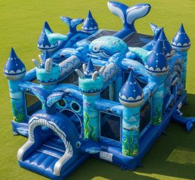 T5-2781 Whale Theme Inflatable Castles