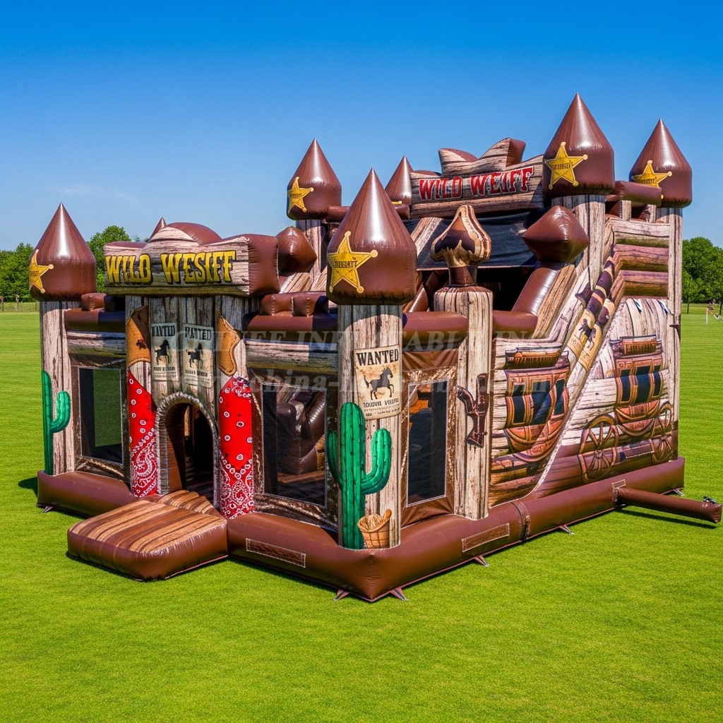 T5-2785 Wild West Theme Inflatable Castles