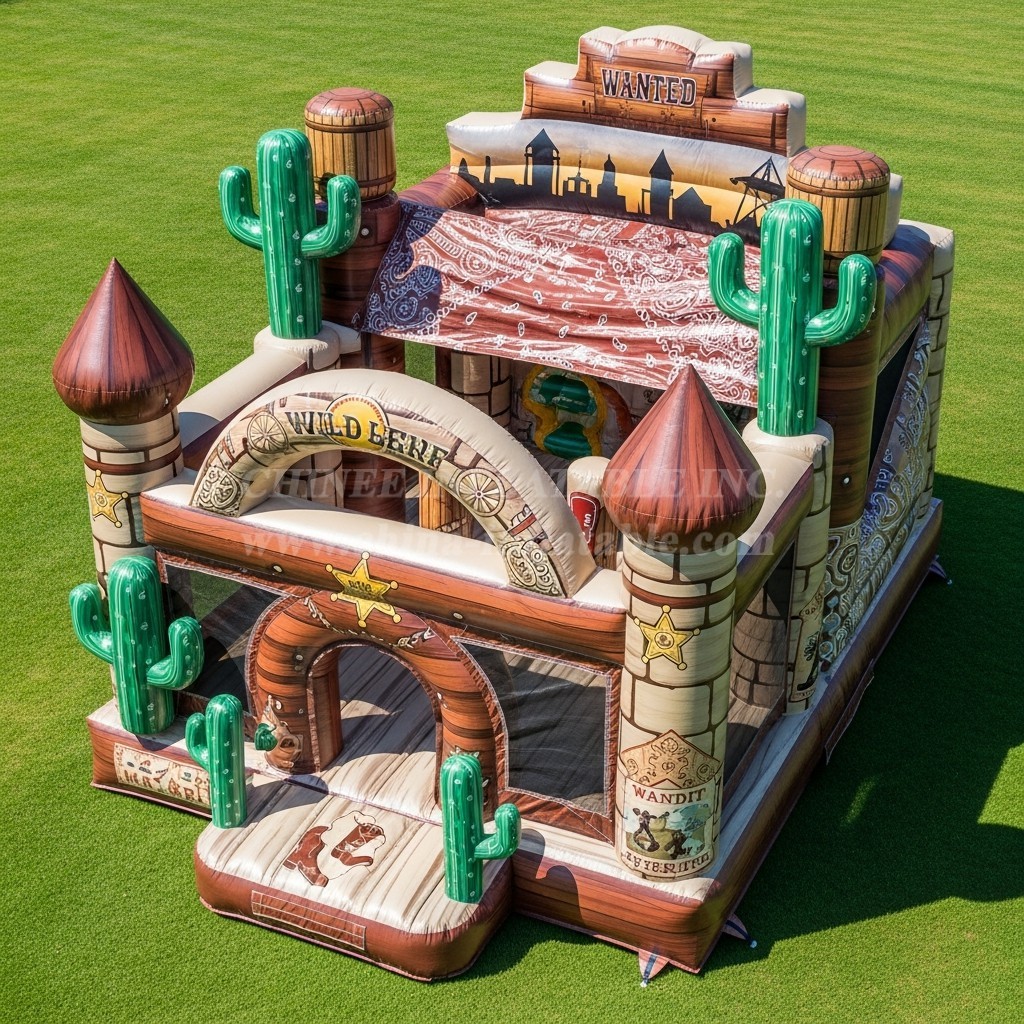 T5-2786 Wild West Theme Inflatable Castles