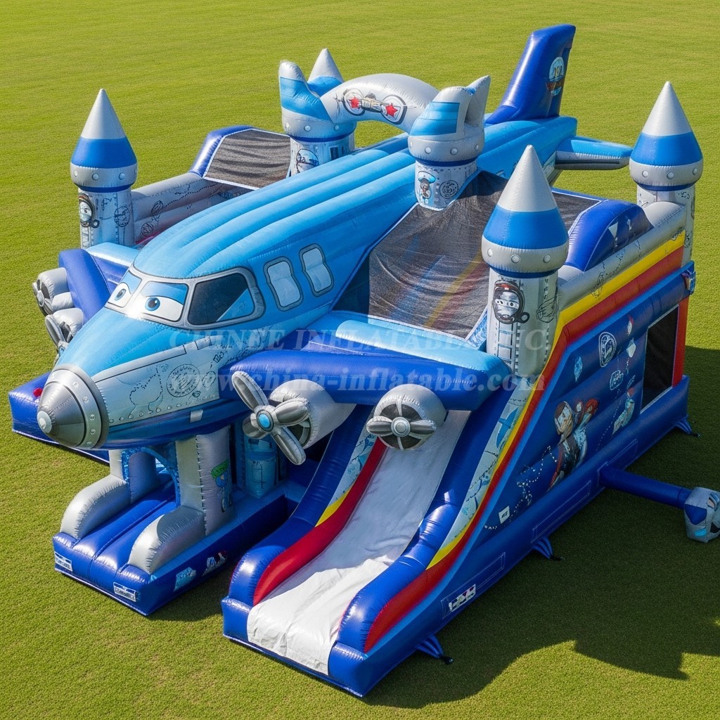 T5-2802 Airplane Theme Inflatable Castles