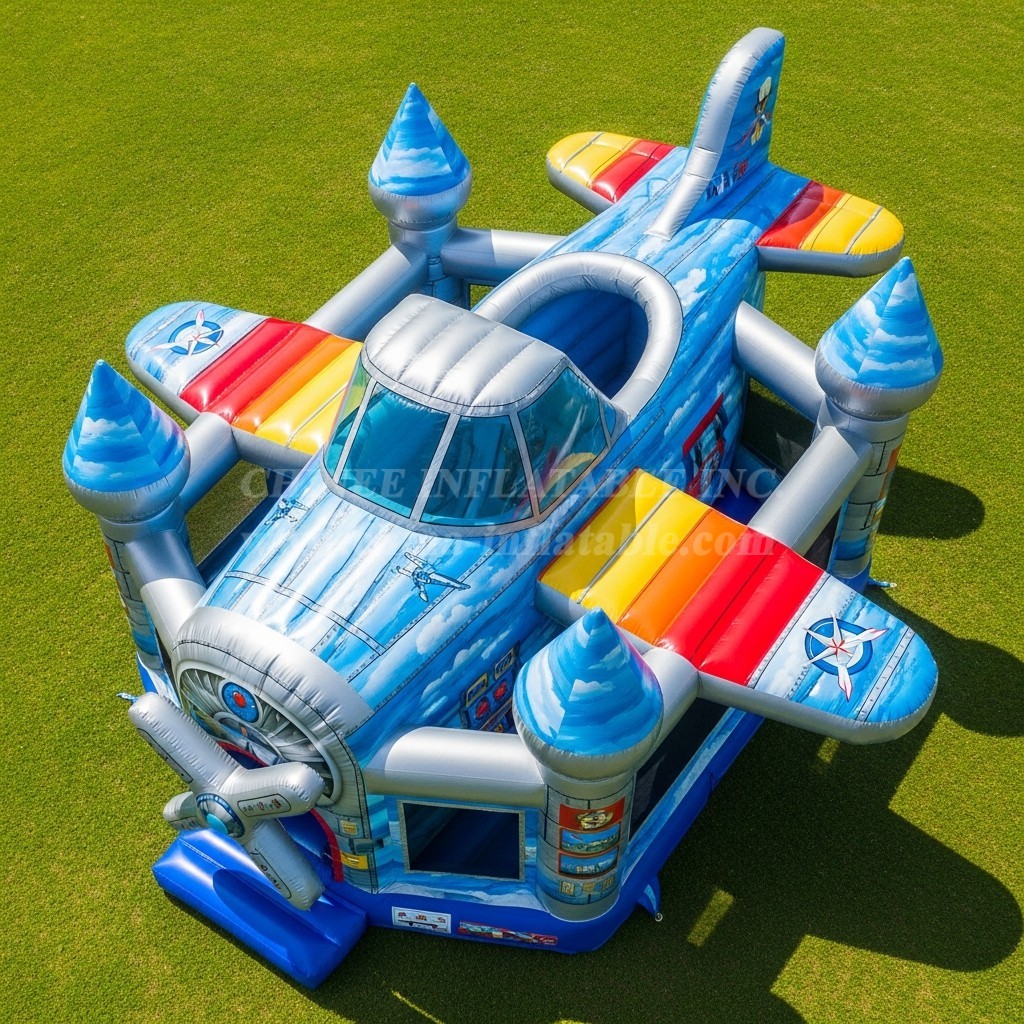 T5-2803 Airplane Theme Inflatable Castles