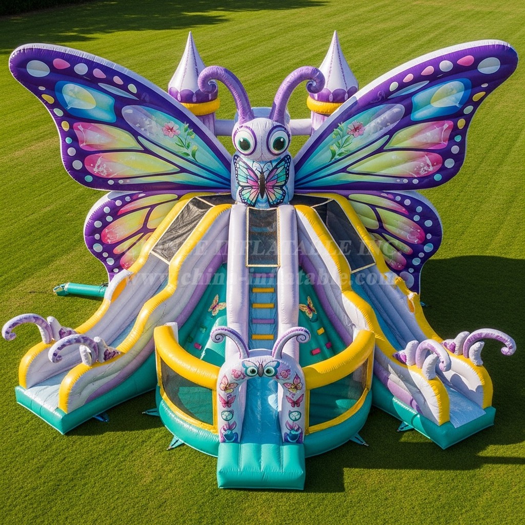 T5-2835 Butterfly Theme Inflatable Castles