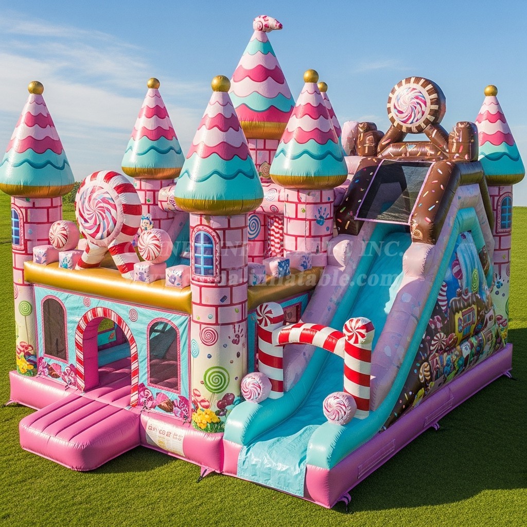 T5-2838 Candy Theme Inflatable Castles