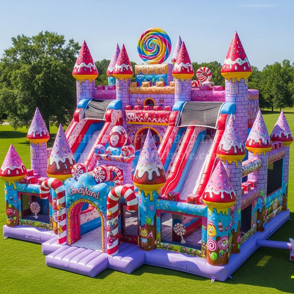T5-2840 Candy Theme Inflatable Castles