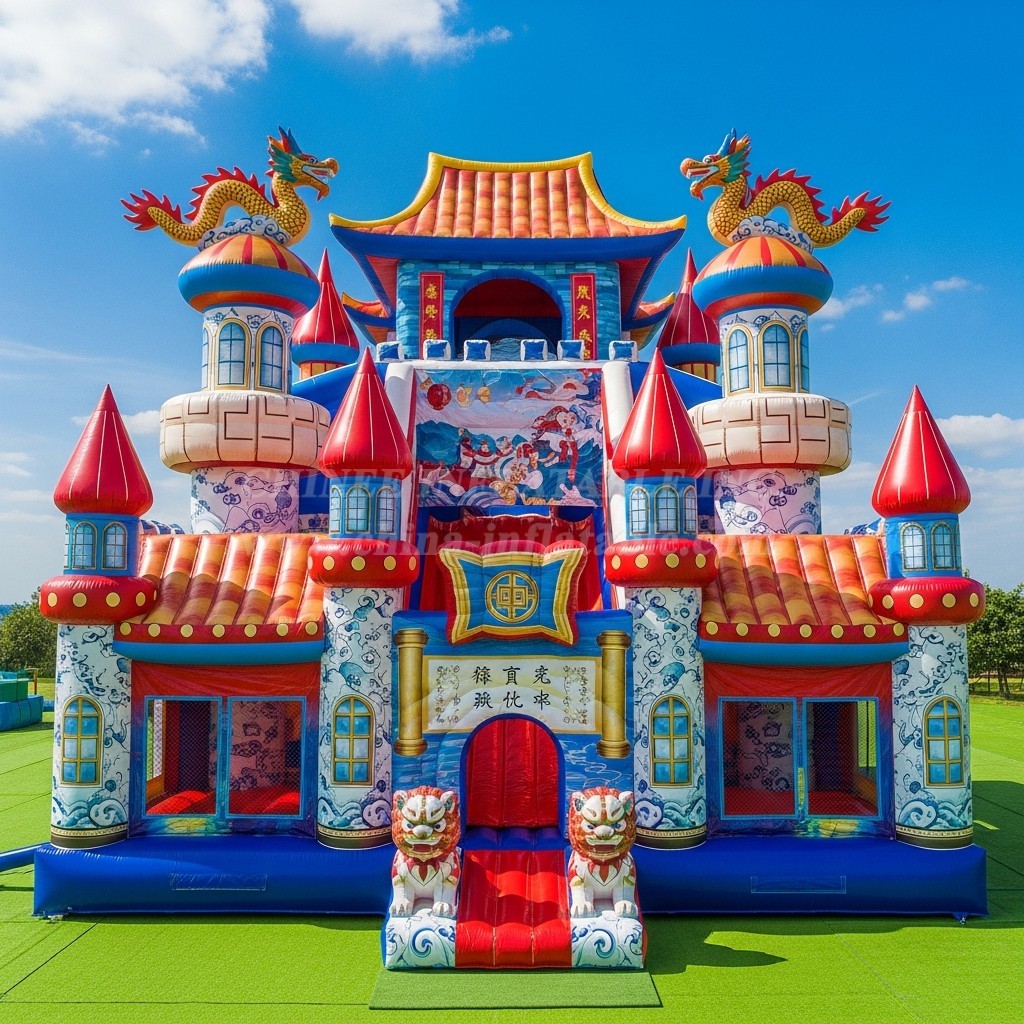 T5-2850 Chinese Style Theme Inflatable Castles