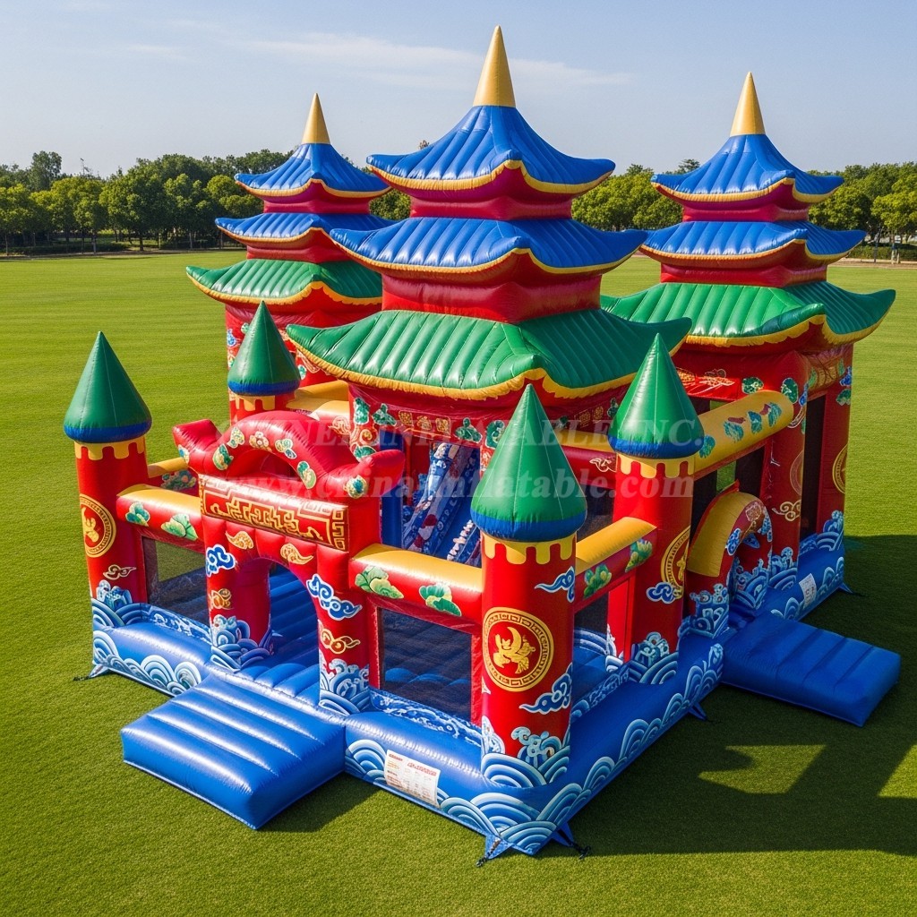 T5-2851 Chinese Style Theme Inflatable Castles