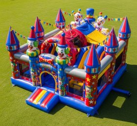 T5-2863 Clown Theme Inflatable Castles