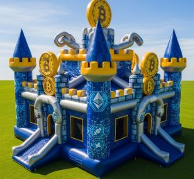 T5-2881 Cryptocurrency Theme Inflatable Castles