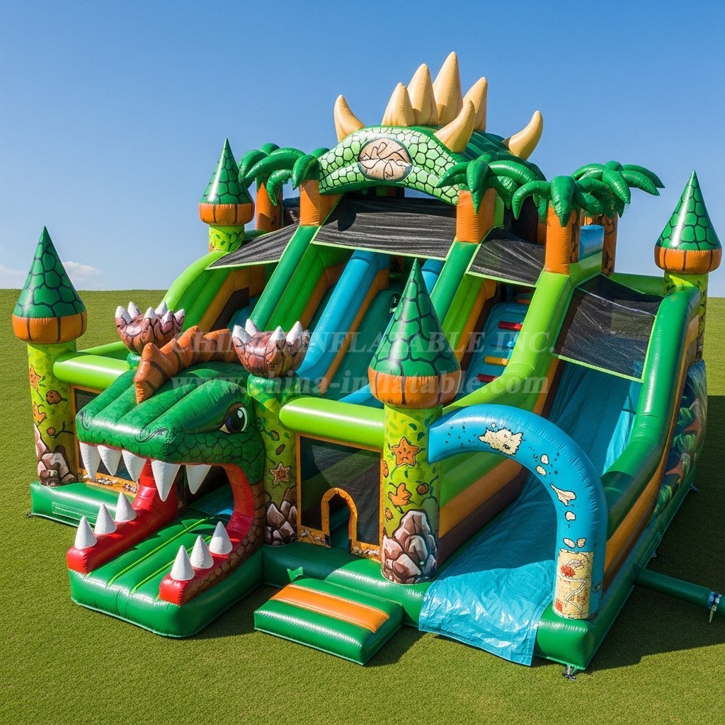 T5-2884 Dinosaur Theme Inflatable Castles