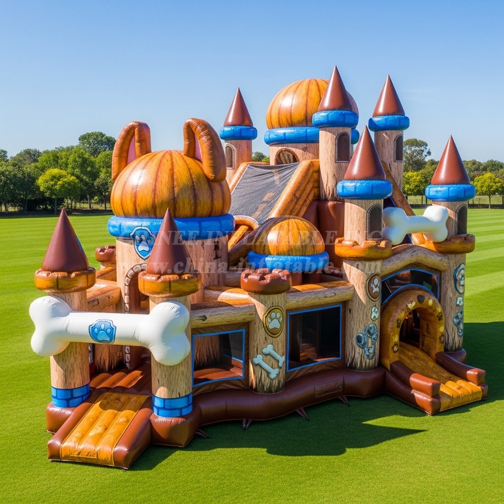 T5-2887 Dog Theme Inflatable Castles