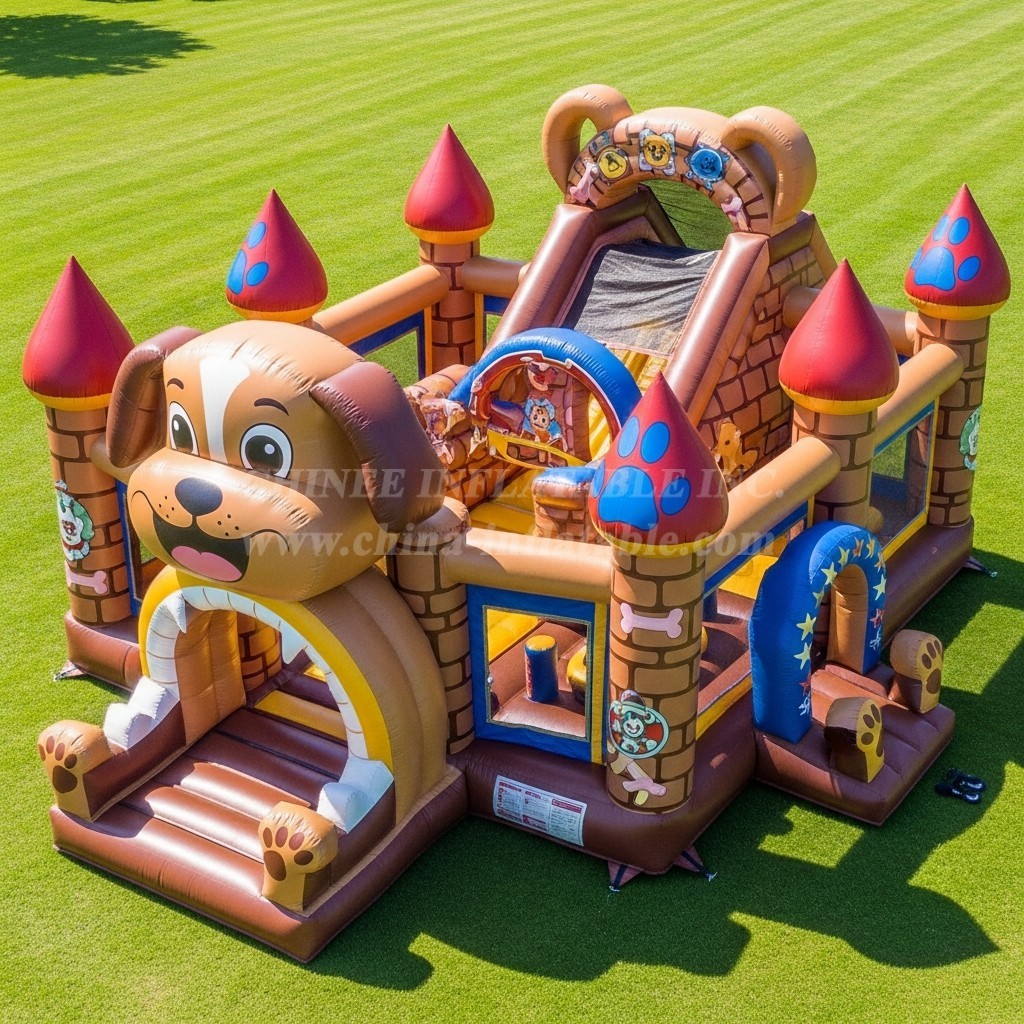 T5-2889 Dog Theme Inflatable Castles