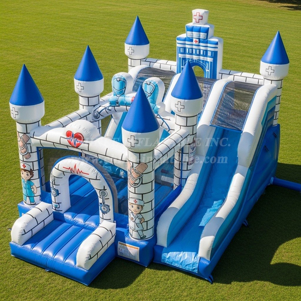 T5-2978 Hospital Theme Inflatable Castles