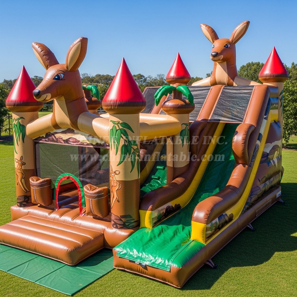 T5-2985 Kangaroo Theme Inflatable Castles