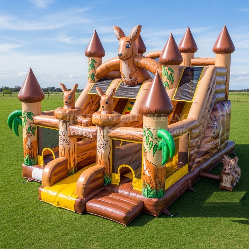 T5-2986 Kangaroo Theme Inflatable Castles