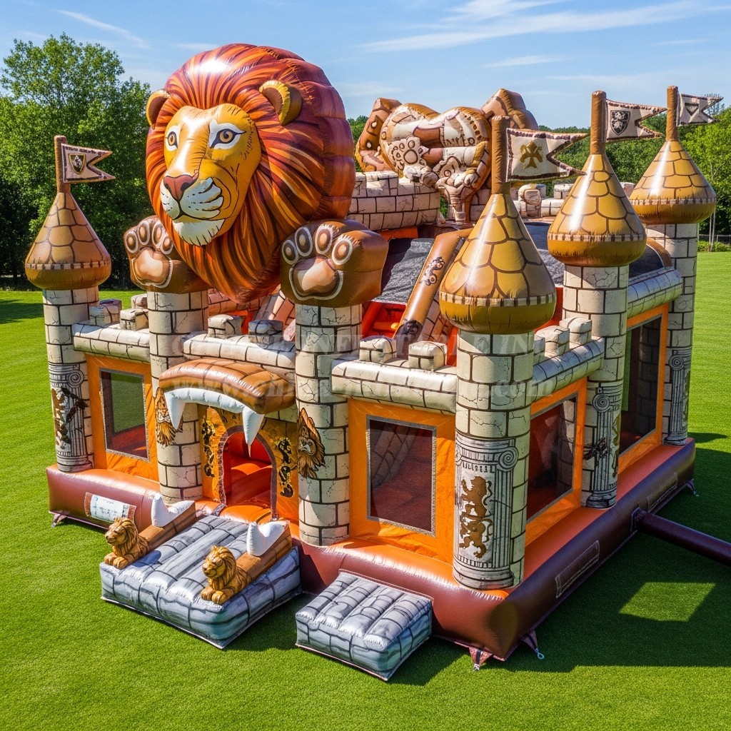 T5-2991 Lion Theme Inflatable Castles