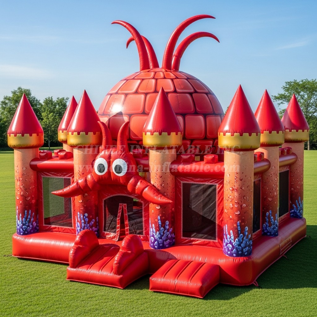 T5-2993 Lobster Theme Inflatable Castles