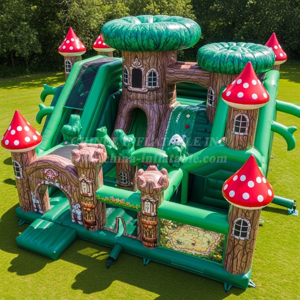 T5-2998 Magic Forest Theme Inflatable Castles