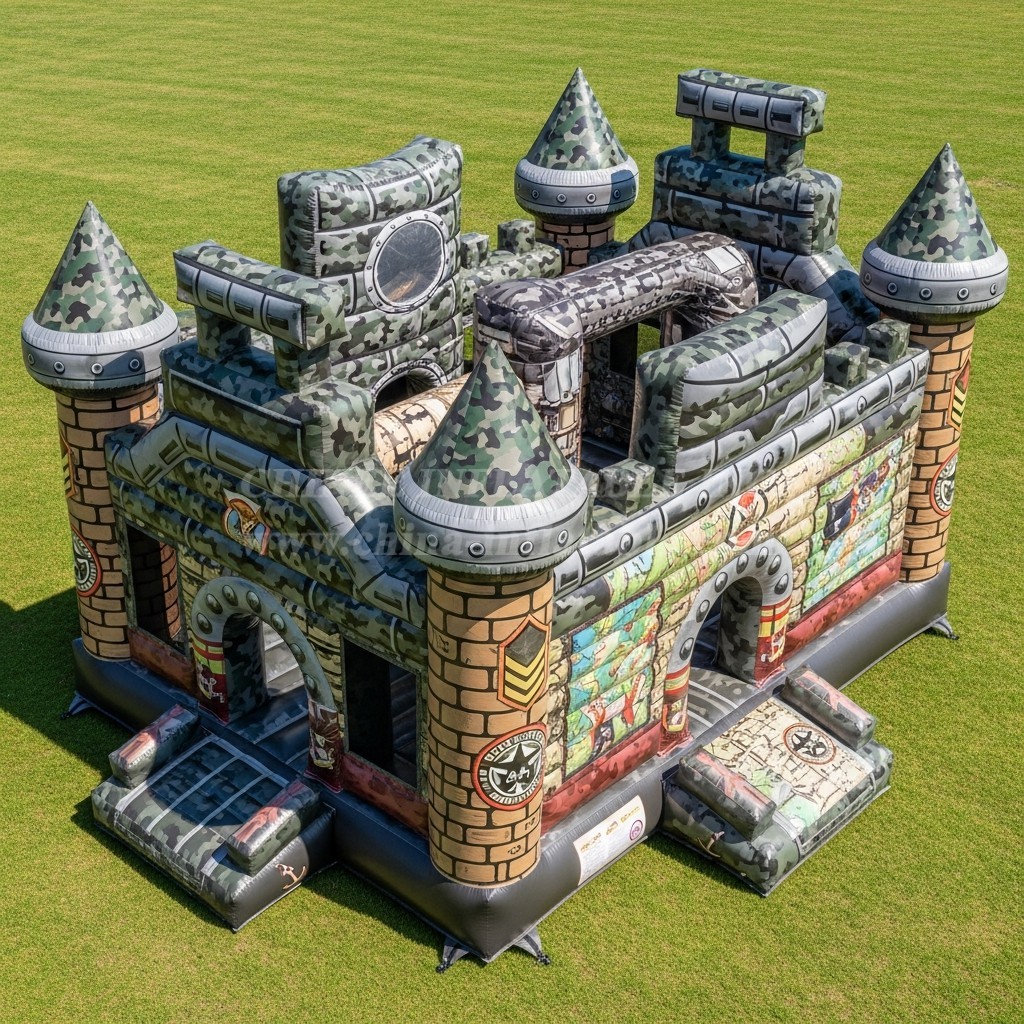 T5-3004 Military Style Theme Inflatable Castles