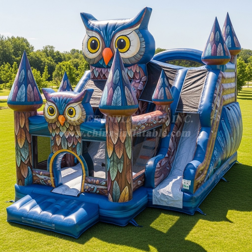 T5-3021 Owl Theme Inflatable Castles
