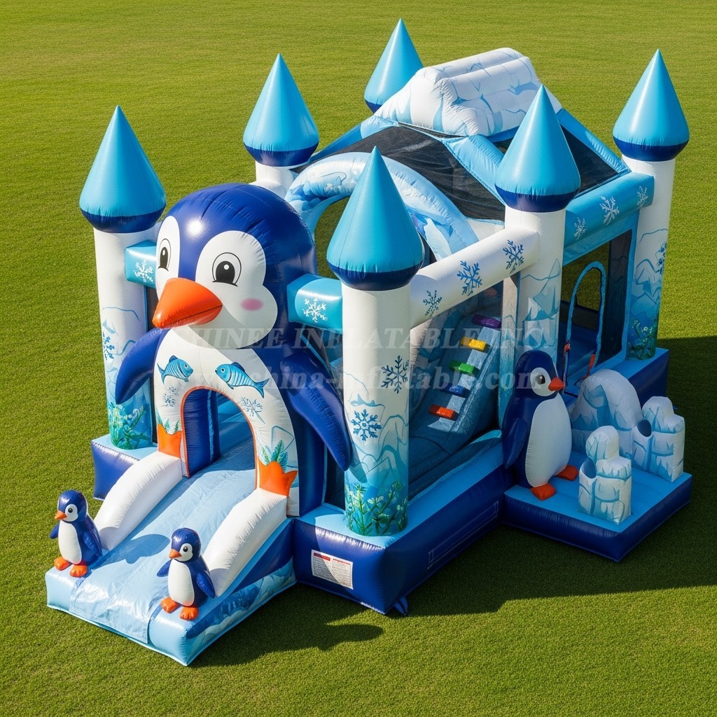 T5-3031 Penguin Theme Inflatable Castles