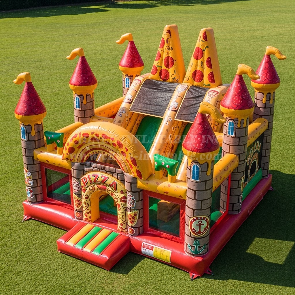 T5-3041 Pizza Theme Inflatable Castles