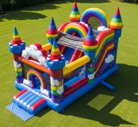 T5-3050 Rainbow Theme Inflatable Castles