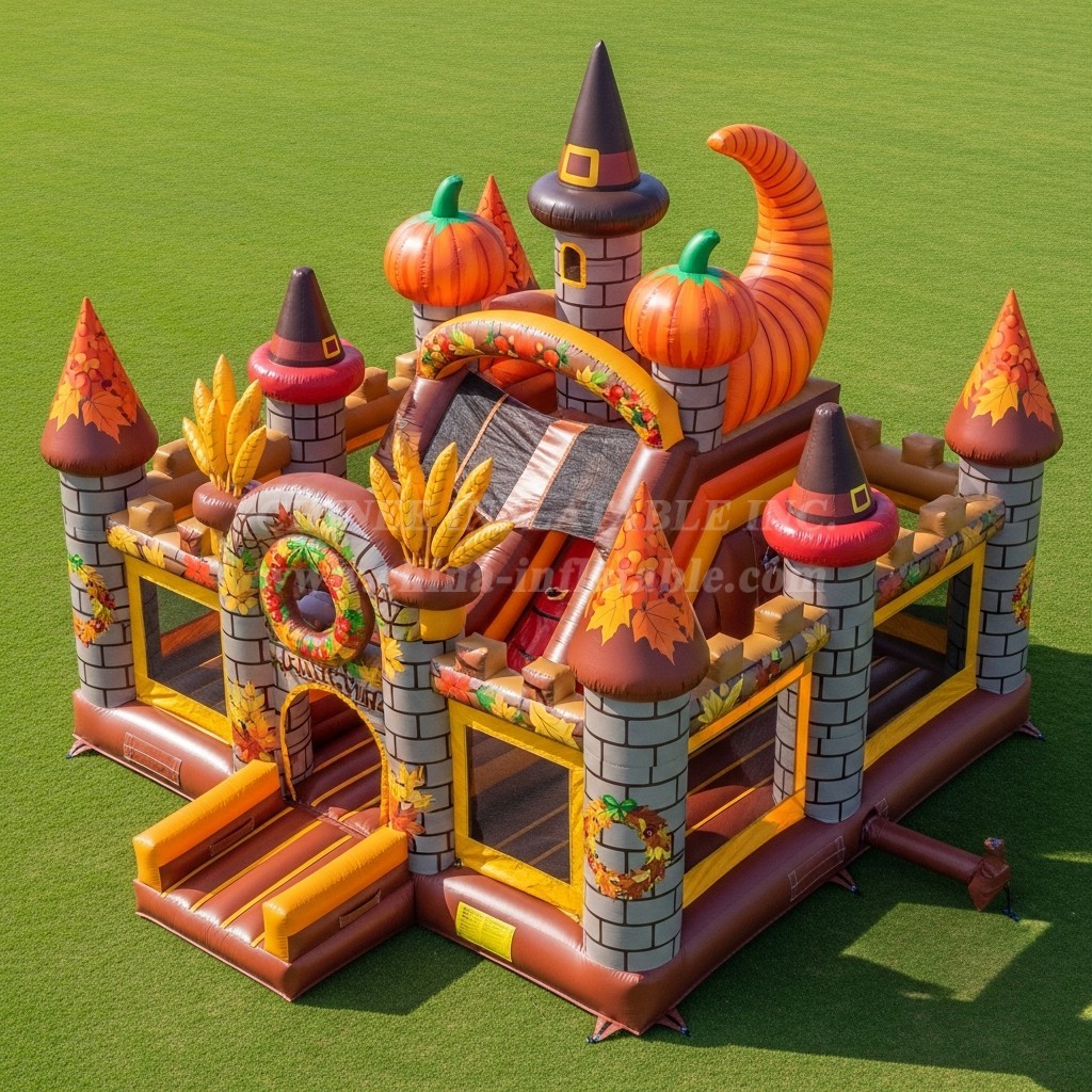 T5-3084 Thanksgiving Theme Inflatable Castles