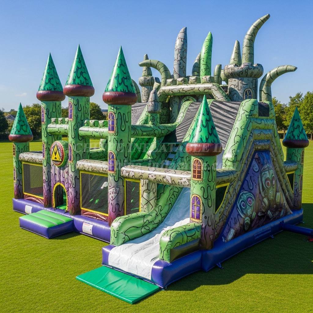 T5-3096 Toxic Theme Inflatable Castles
