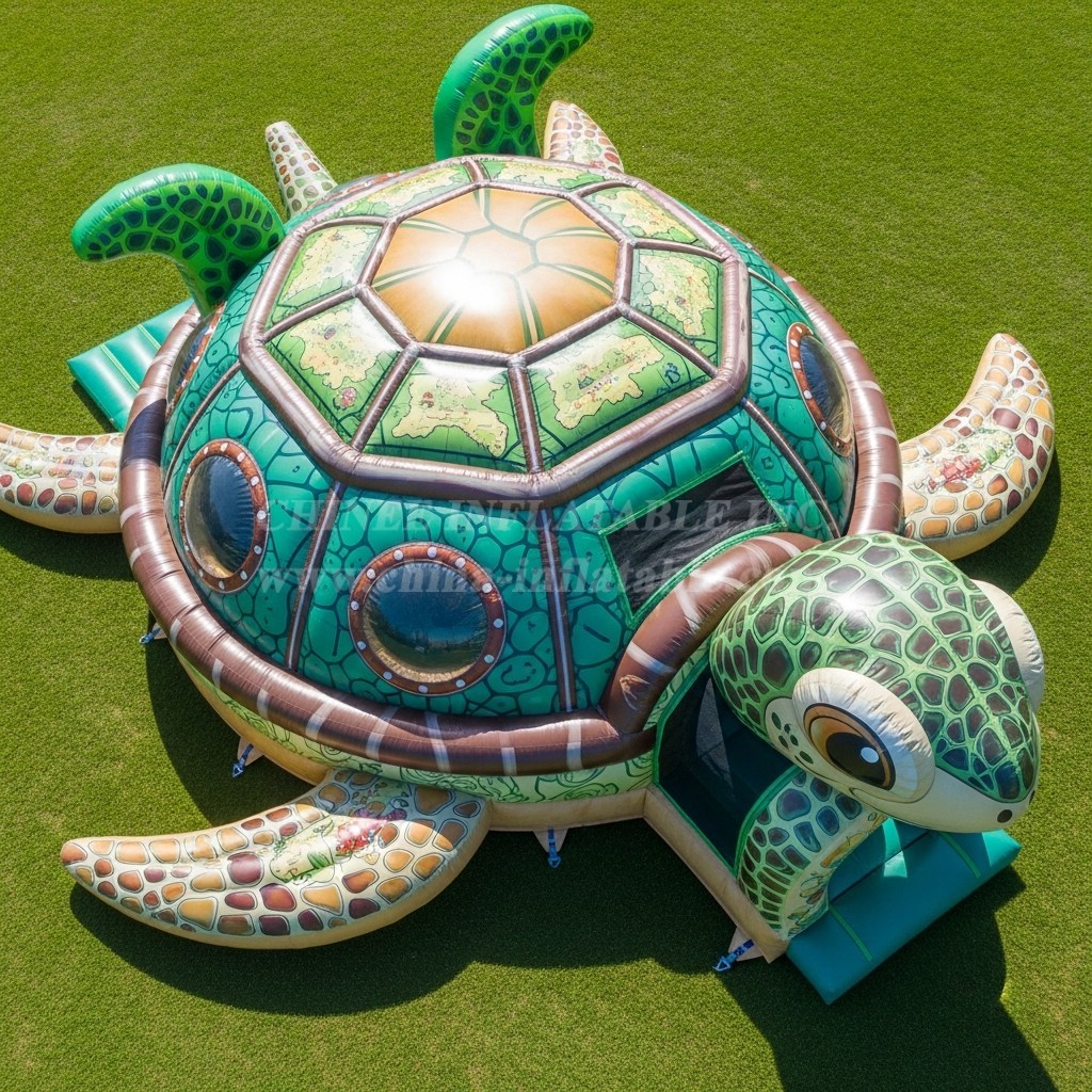 T5-3106 Turtle Theme Inflatable Castles