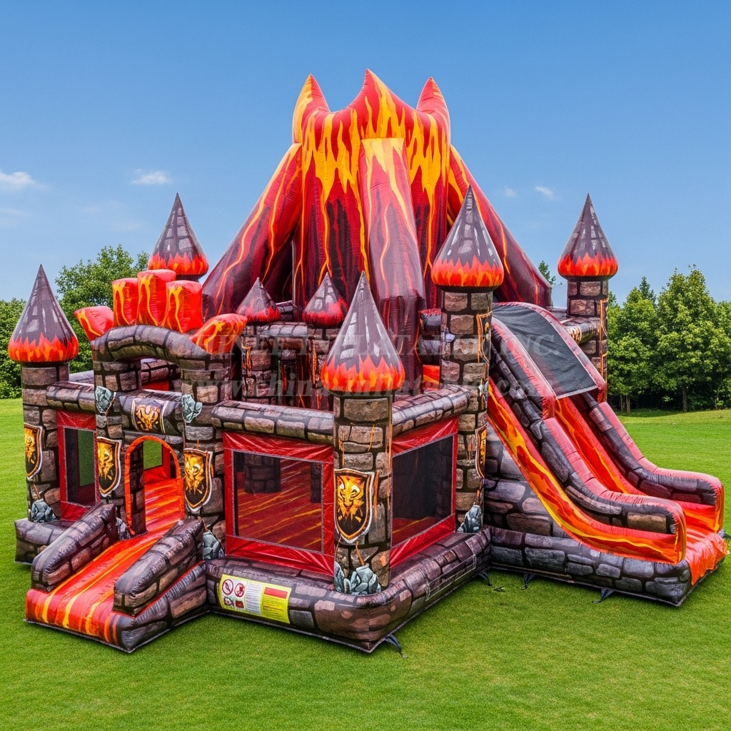 T5-3115 Volcano Theme Inflatable Castles